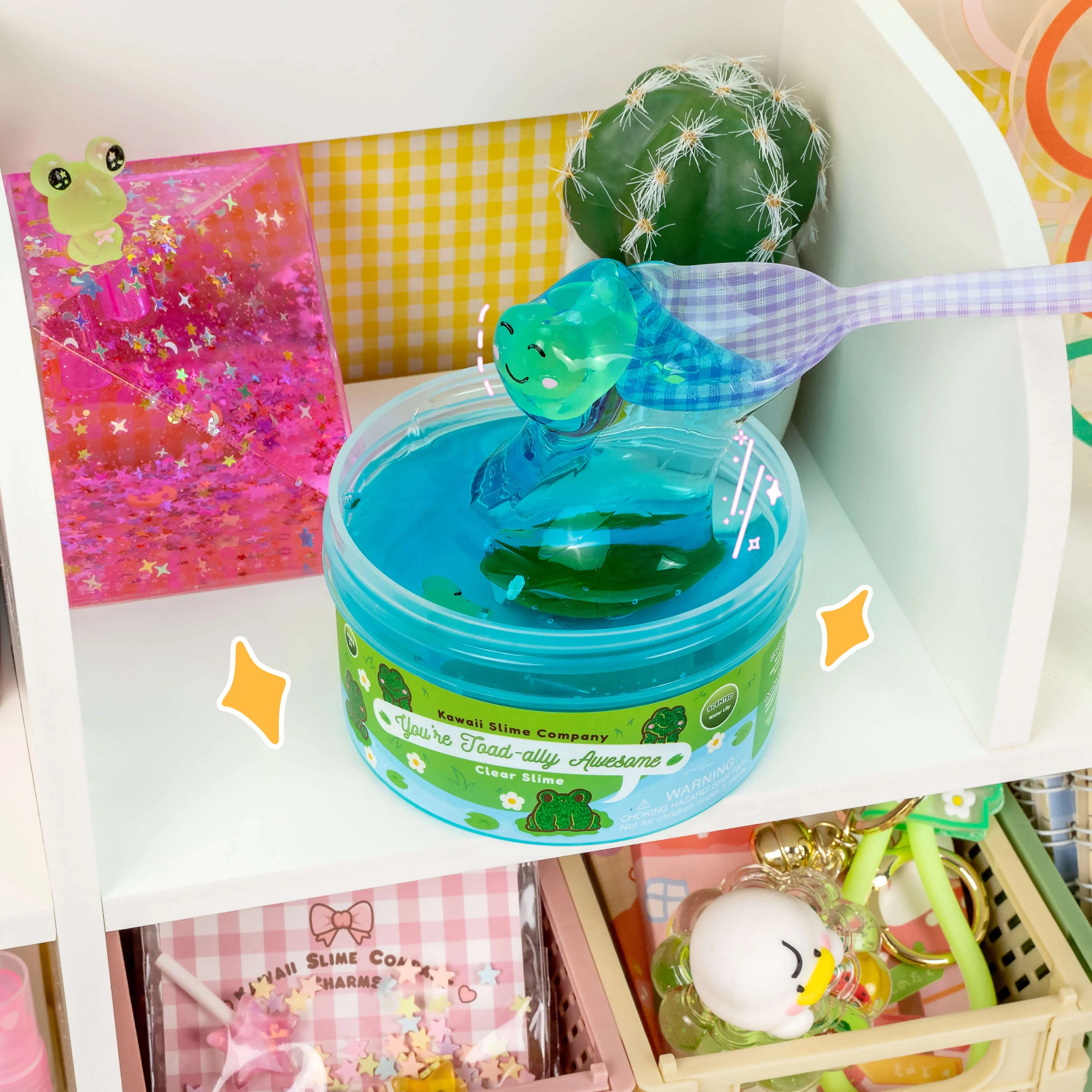 You're Toad-ally Awesome Clear Signature Dome™ Slime