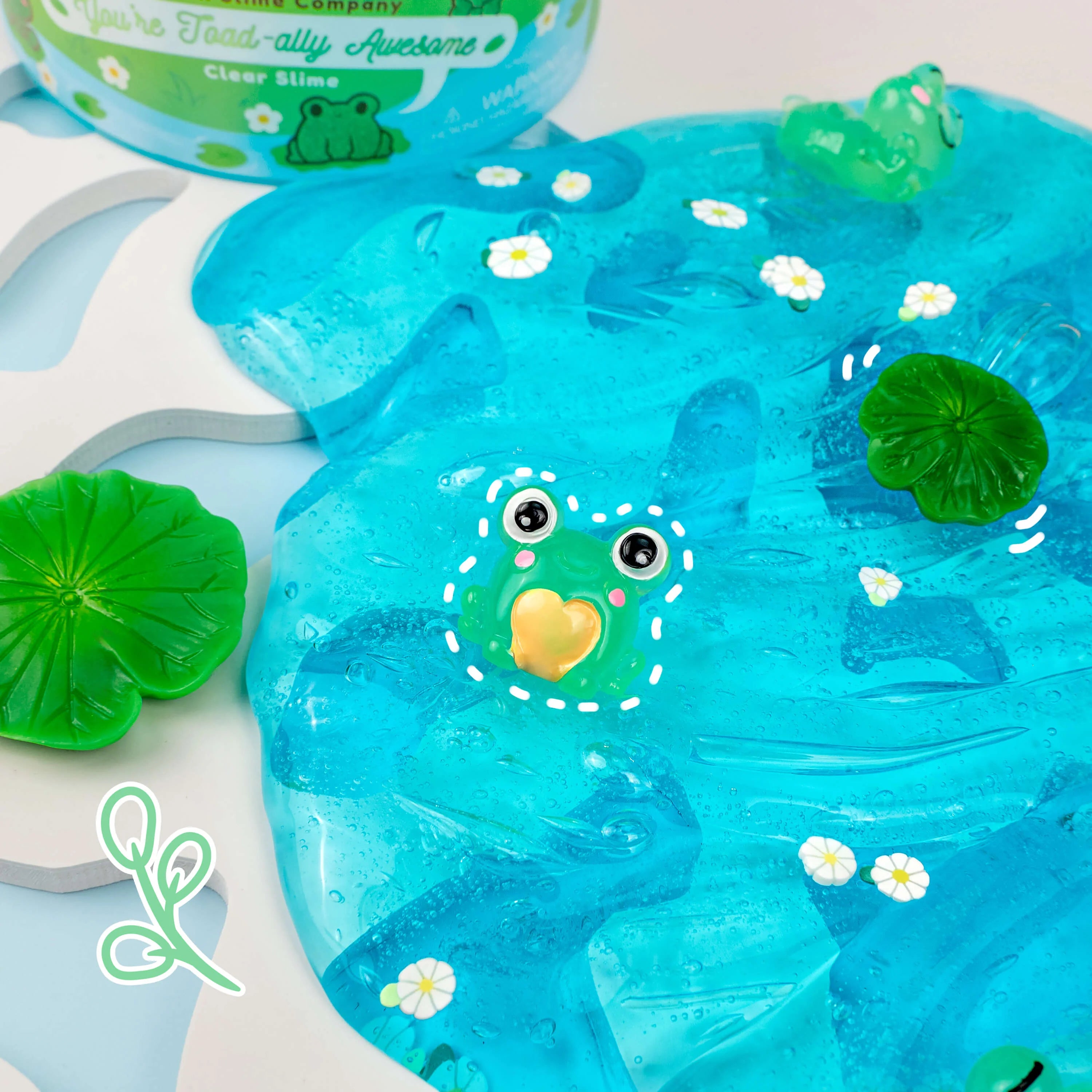 You're Toad-ally Awesome Clear Signature Dome™ Slime