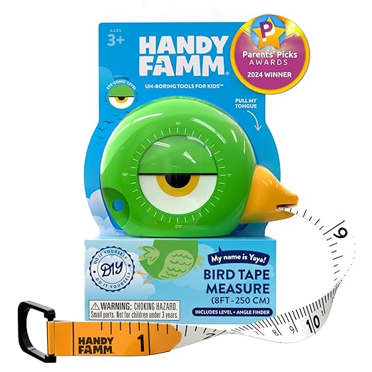 Yaya Green Bird Tape Measure - Yaya Green Bird Tape 3-in-1 Tape Measure