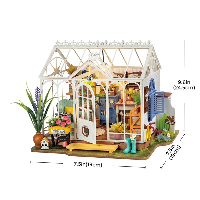 Diy Miniature House Kit: Dreamy Garden House