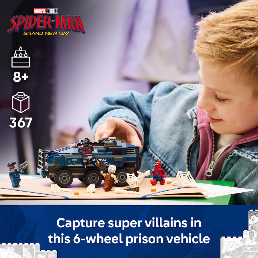 Spider-Man Prison Transport Chase