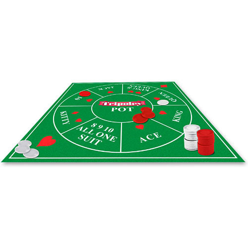 Ideal Tripoley Deluxe Mat Edition Card Game