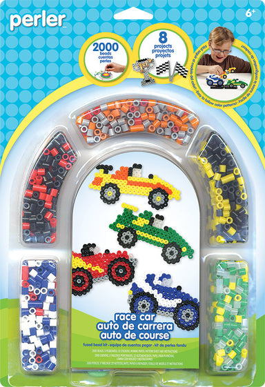 Perler Arch Blister - Race Car