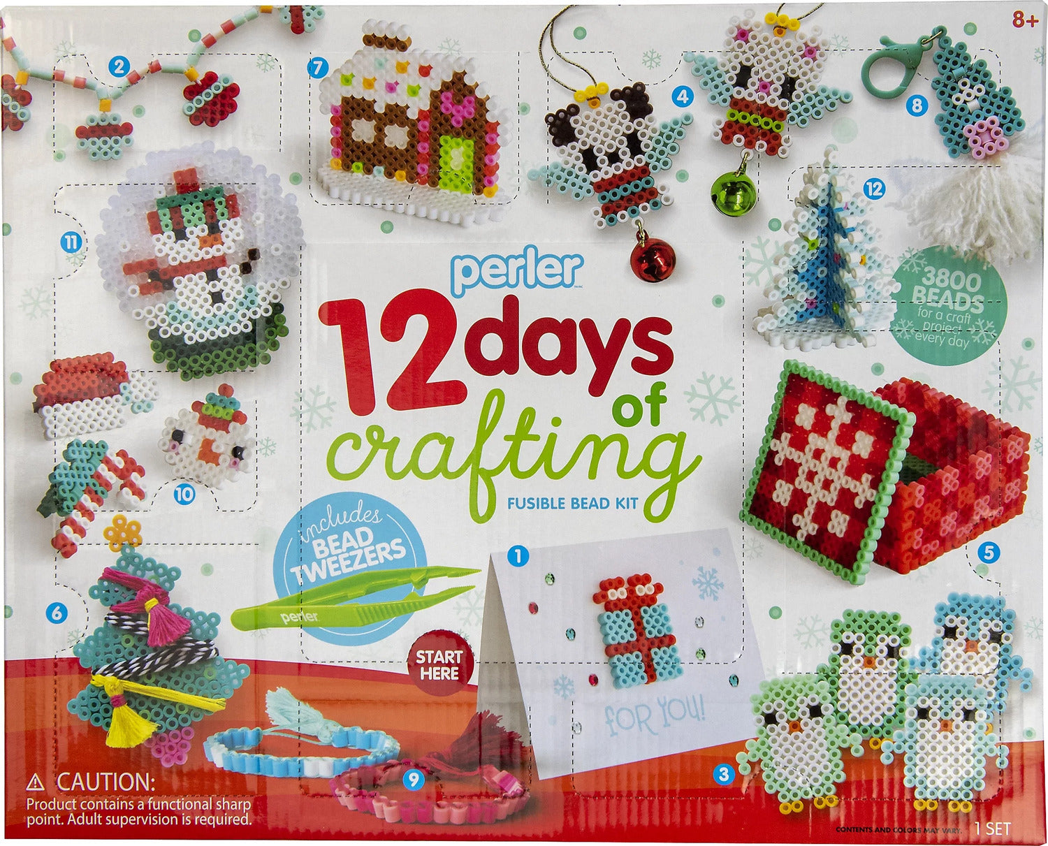 12 Days Perler Kit with Tweez