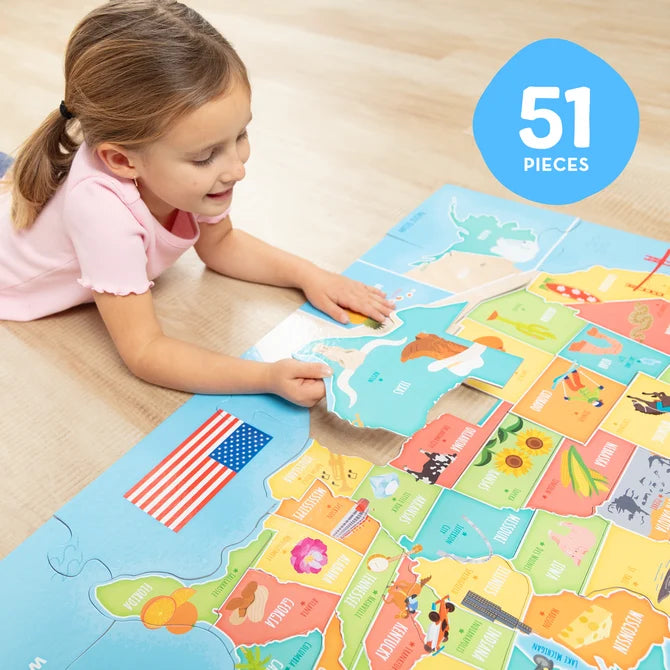 Map 51pc Floor Puzzle