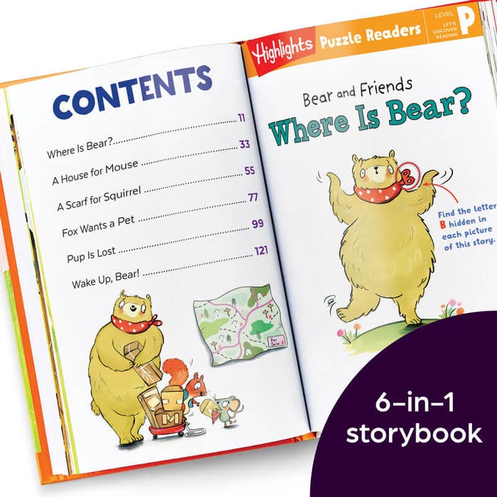 Bear and Friends Puzzle Reader Collection