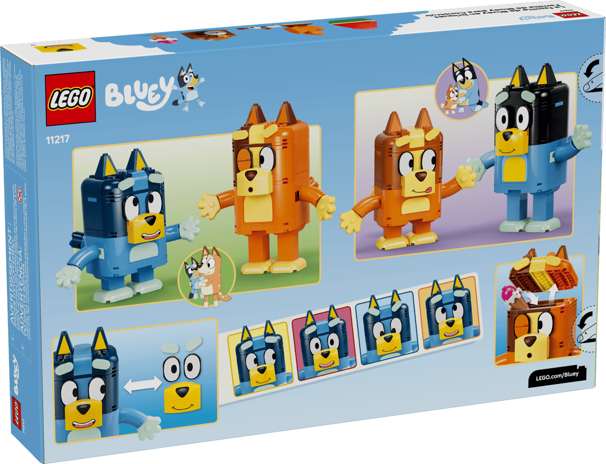 Brick-Built Bluey Family
