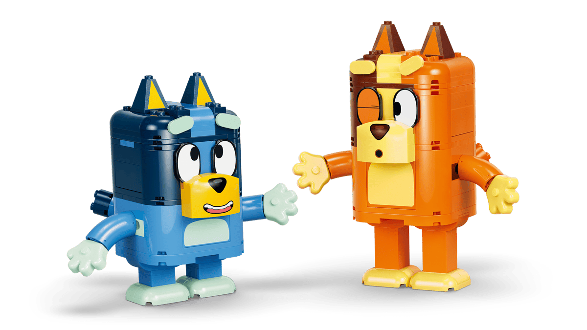 Brick-Built Bluey Family