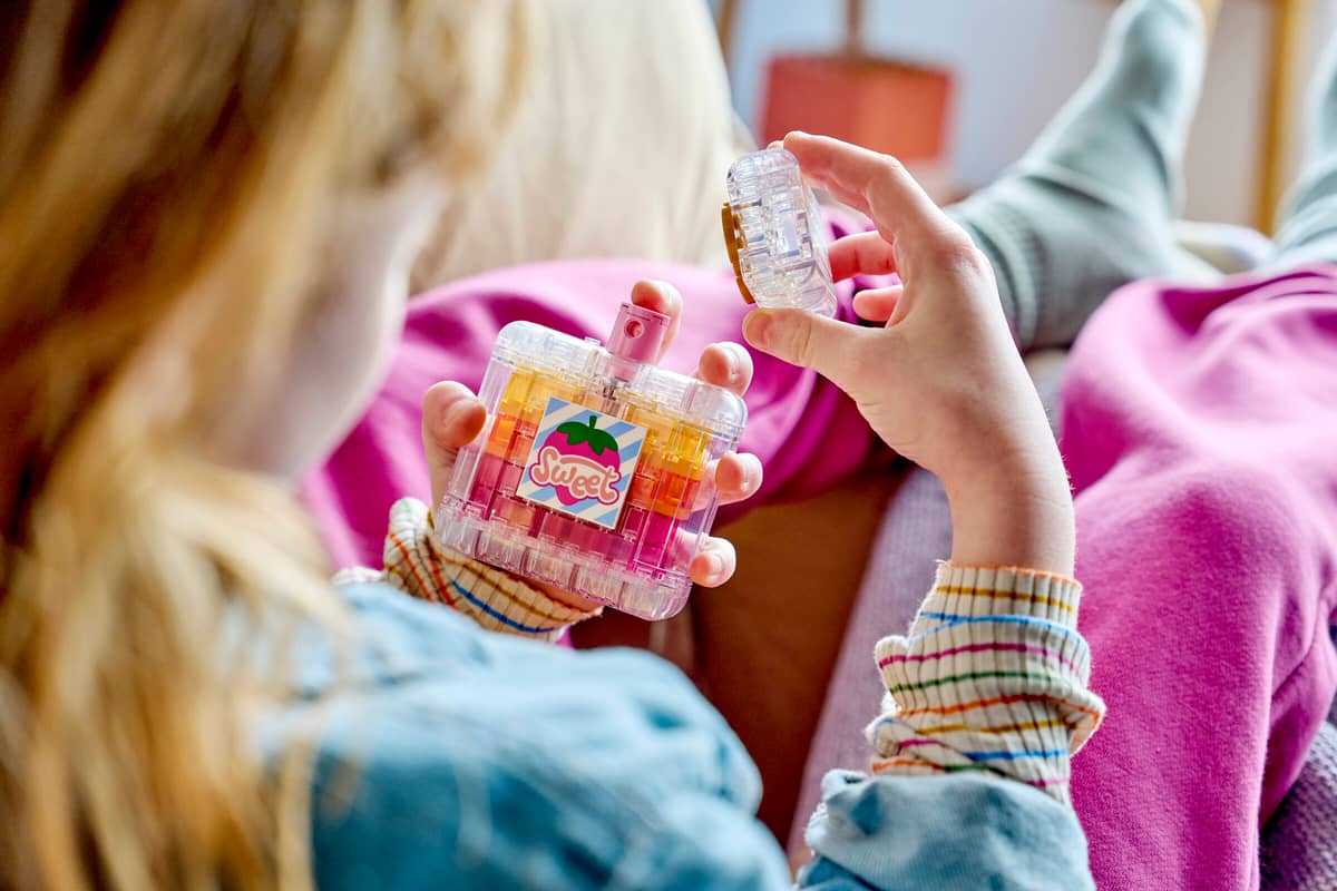 Floral Decor Perfume Bottle