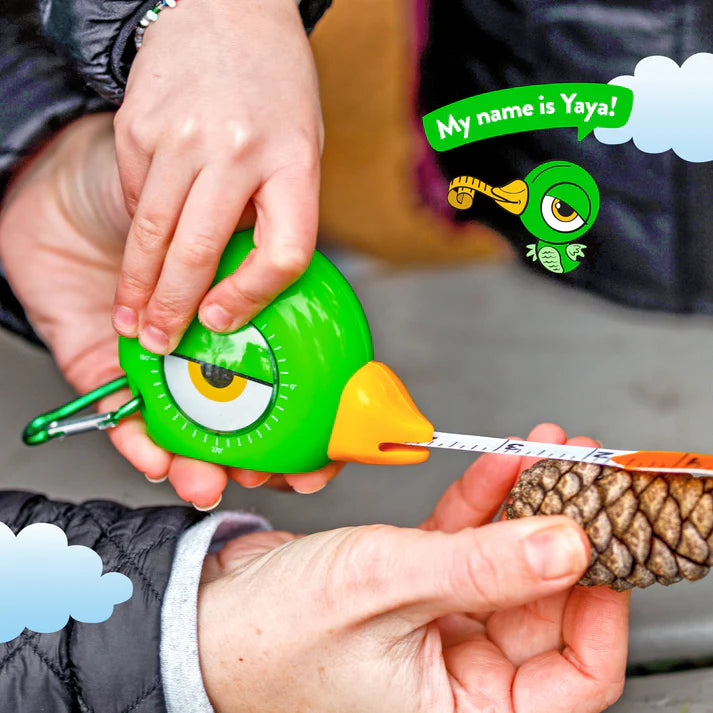 Yaya Green Bird Tape Measure - Yaya Green Bird Tape 3-in-1 Tape Measure