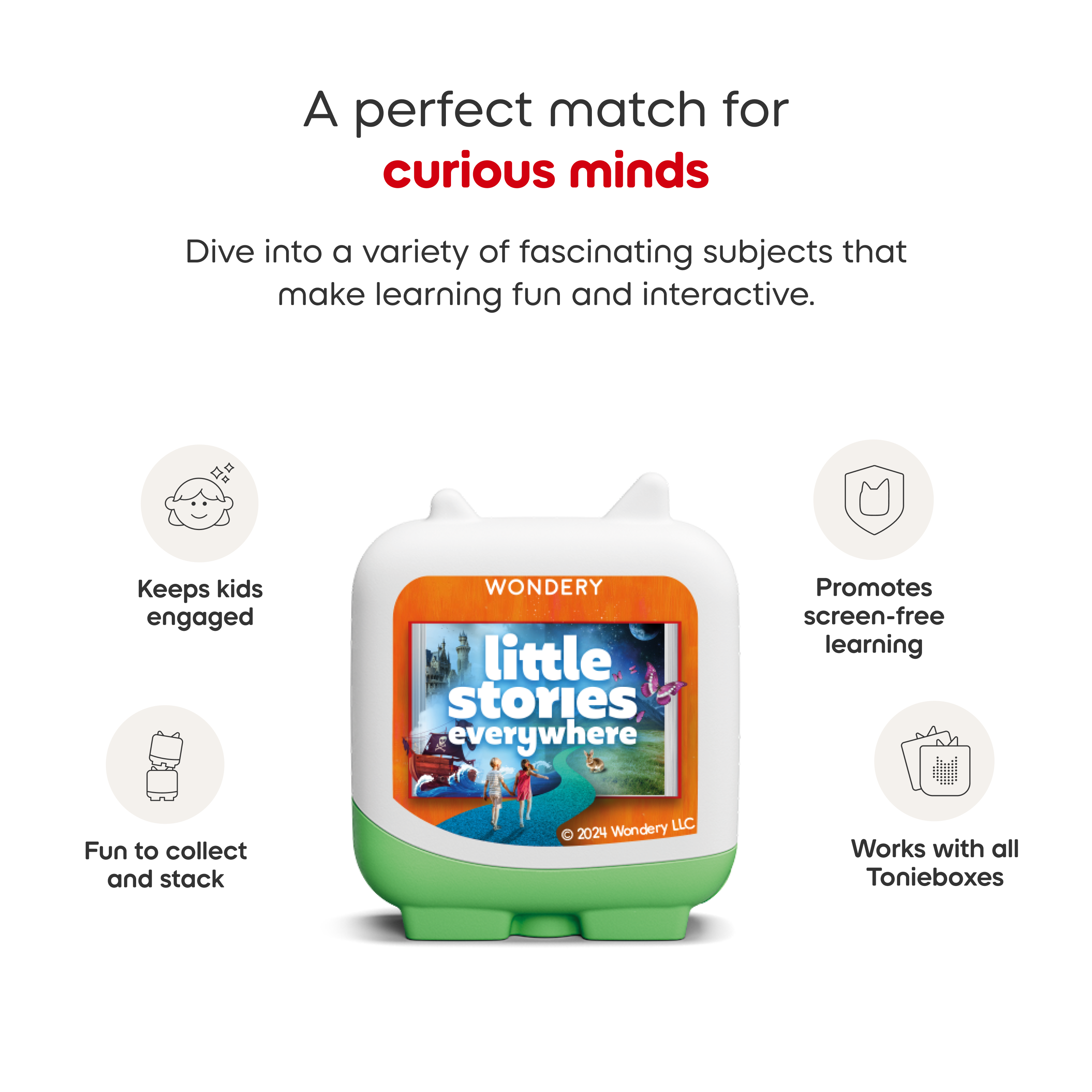 Clever Tonies Set: Wondery Kids