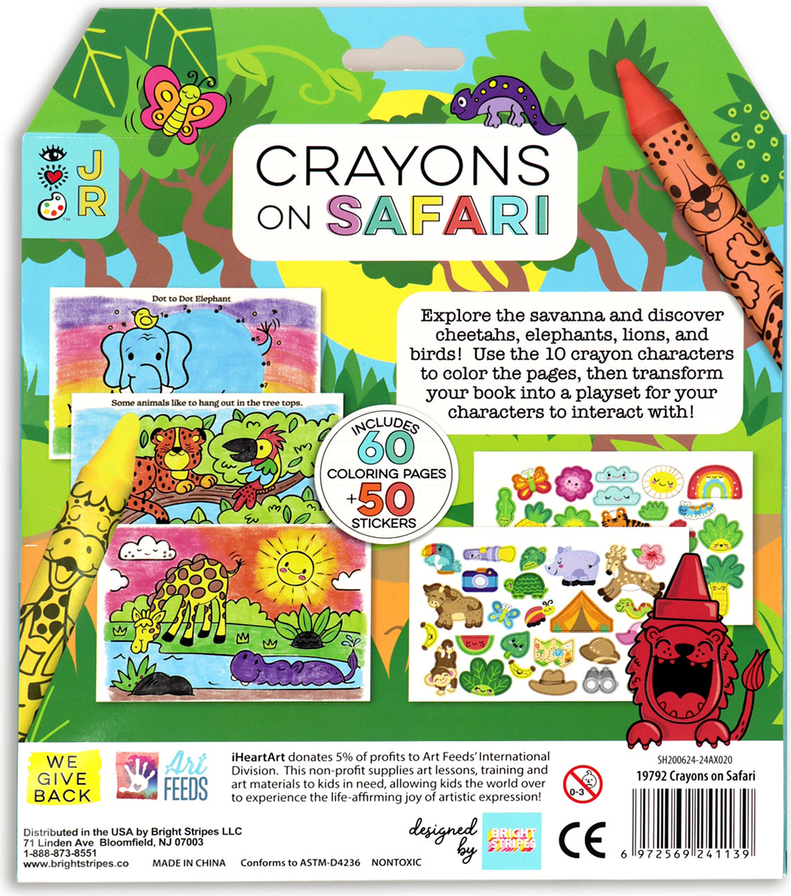 Crayons on Safari