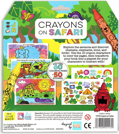 Crayons on Safari
