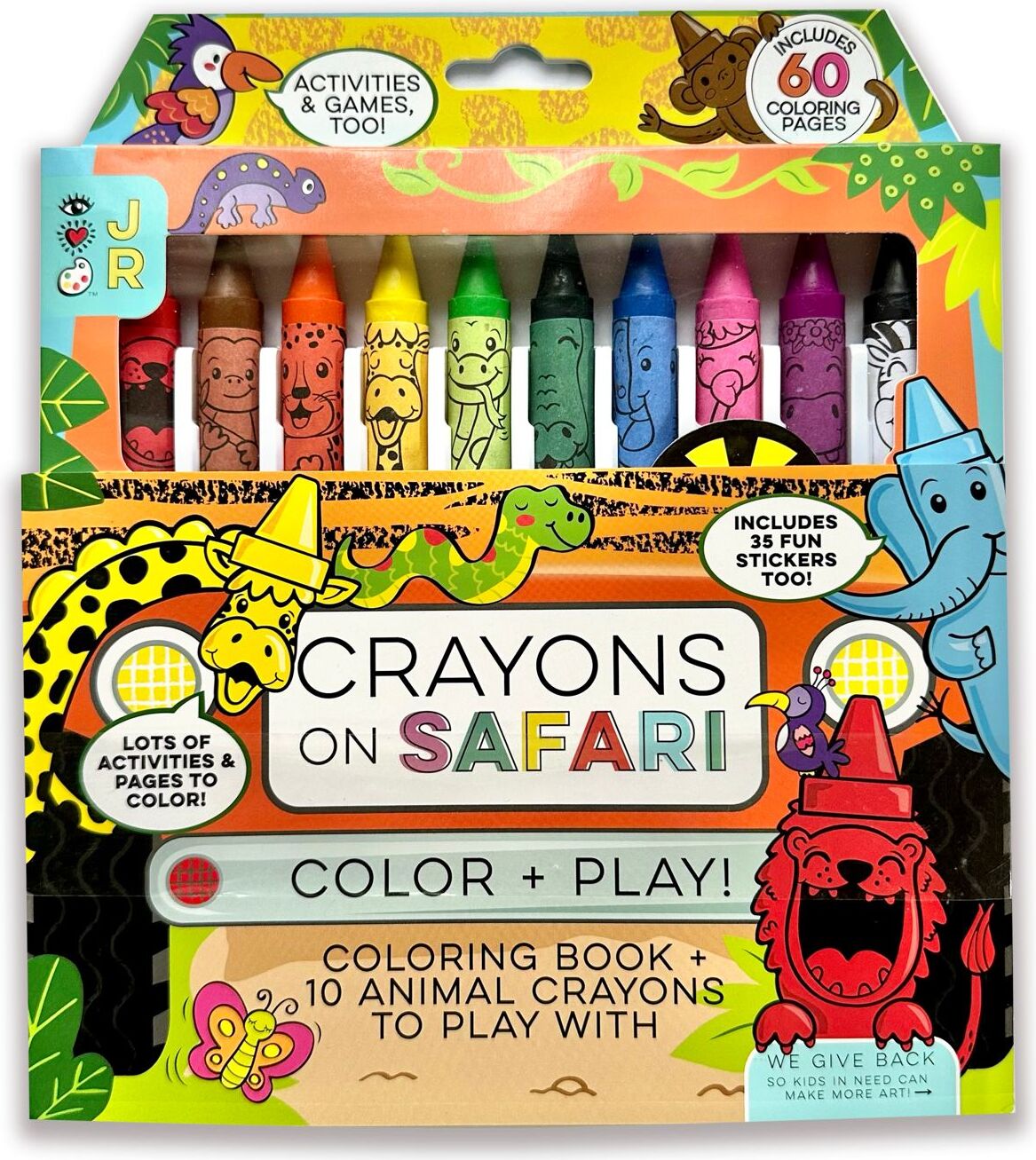 Crayons on Safari