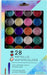 28 Metallic Watercolors