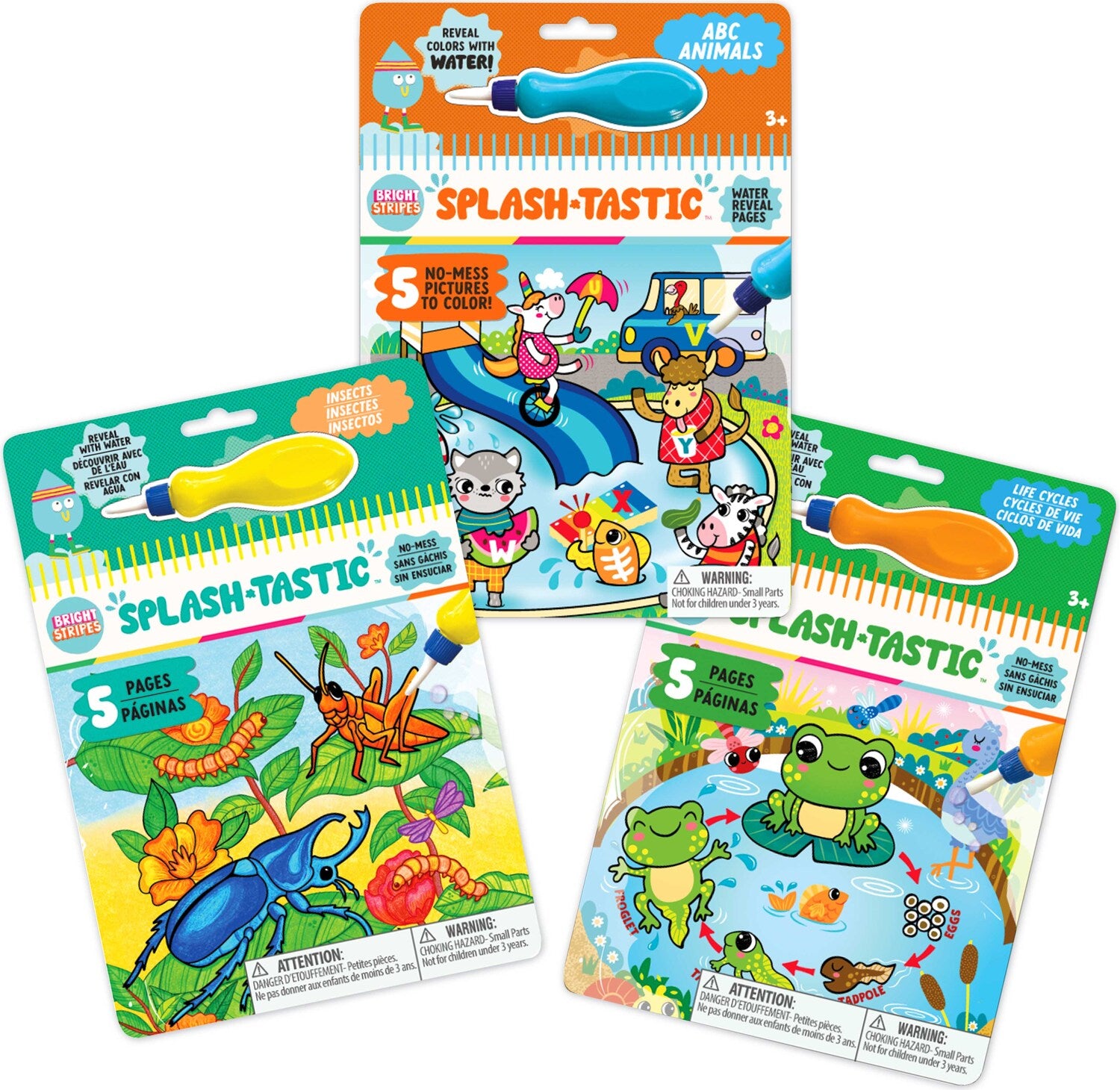 Splash-Tastic Assortment- Learn & Play: Life Cycles, ABC, Insects