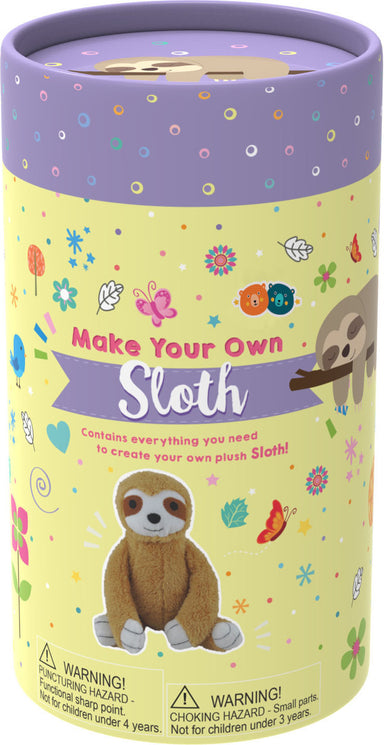 Make Your Own Plush Sloth Kids Sewing Kit.