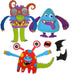 Bath Stickers Silly Monsters