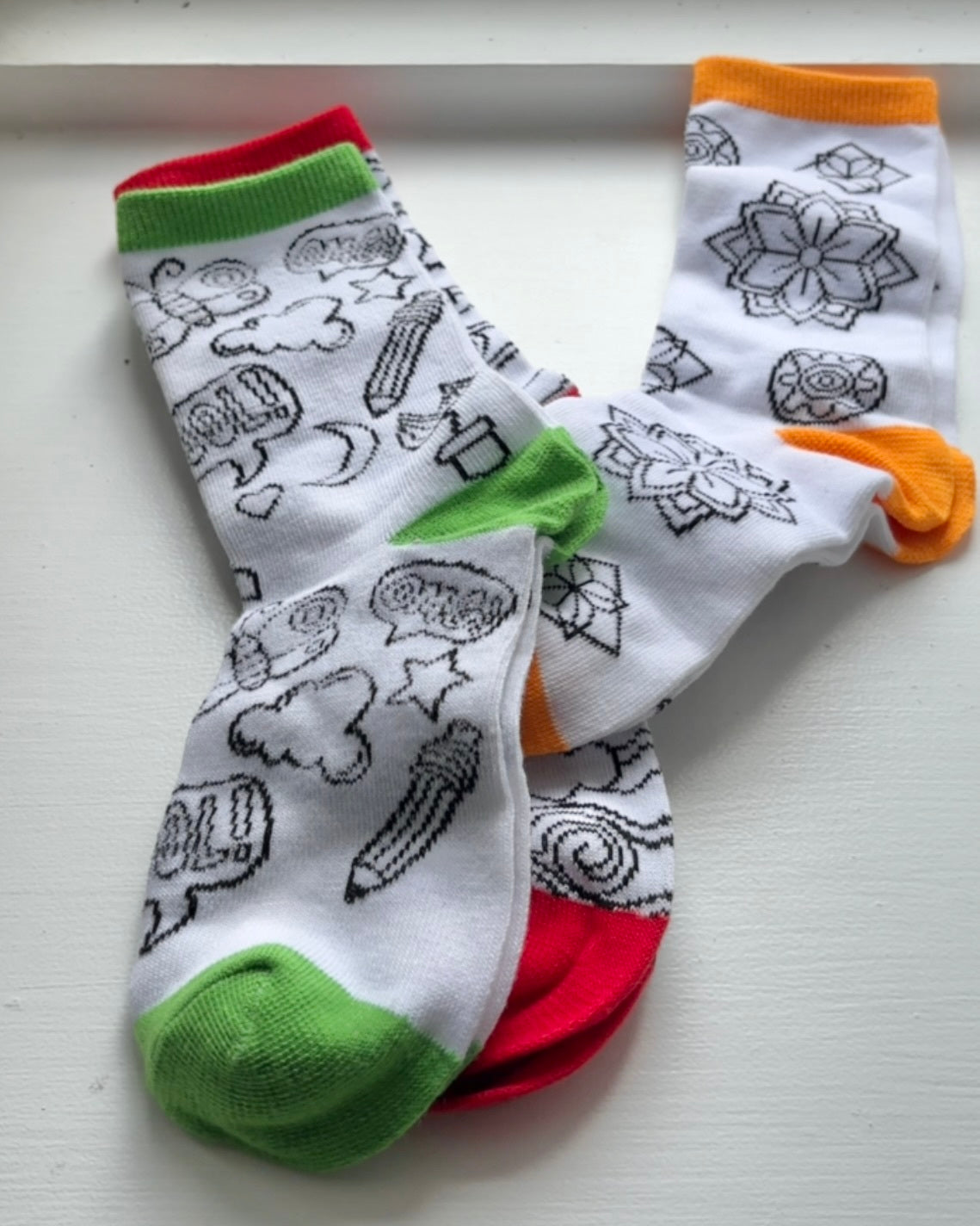 Color Your Own Socks in Tube