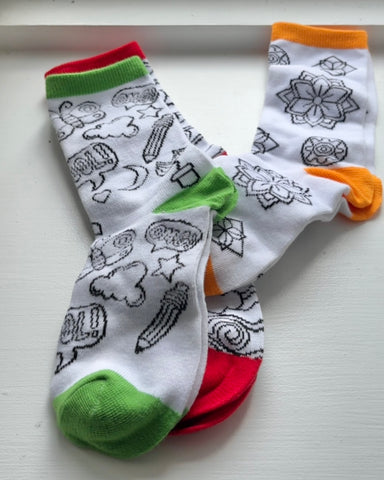 Color Your Own Socks in Tube