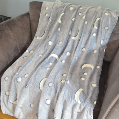 Glow in the Dark Galaxy Throw