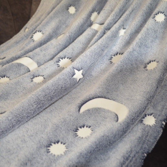 Glow in the Dark Galaxy Throw