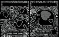 Neon Doodles Book - Wild Animals