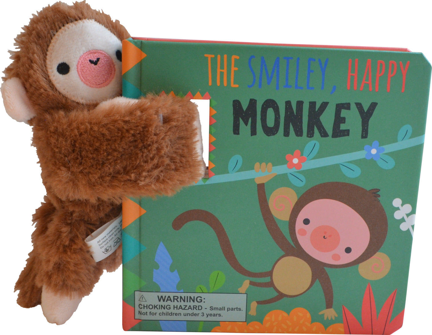 Mini Snap and Snuggle - The Smiley, Happy Monkey