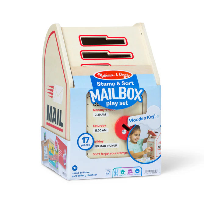 Stamp & Sort Mailbox Play Set