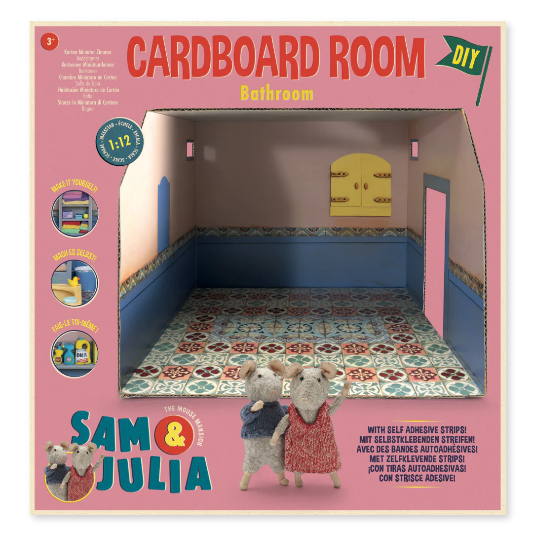 Cardboard Room Bathroom - Sam and Julia