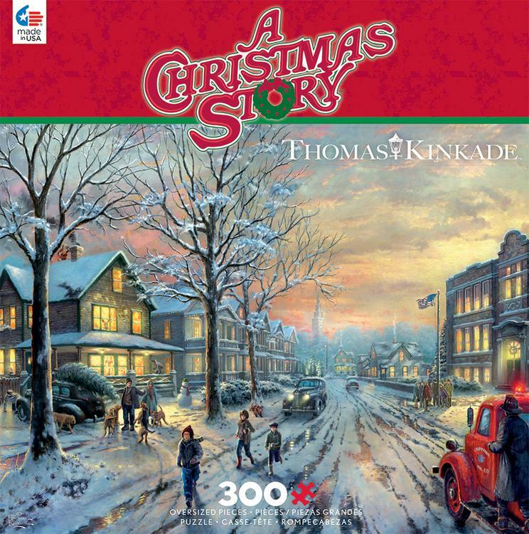 Thomas Kinkade Holiday Movies - A Christmas Story - 300 Piece Puzzle