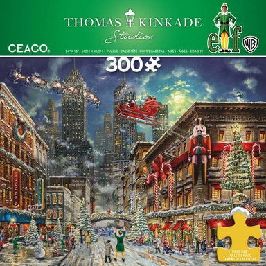 Thomas Kinkade Holiday Movies - Elf - 300 Piece Puzzle