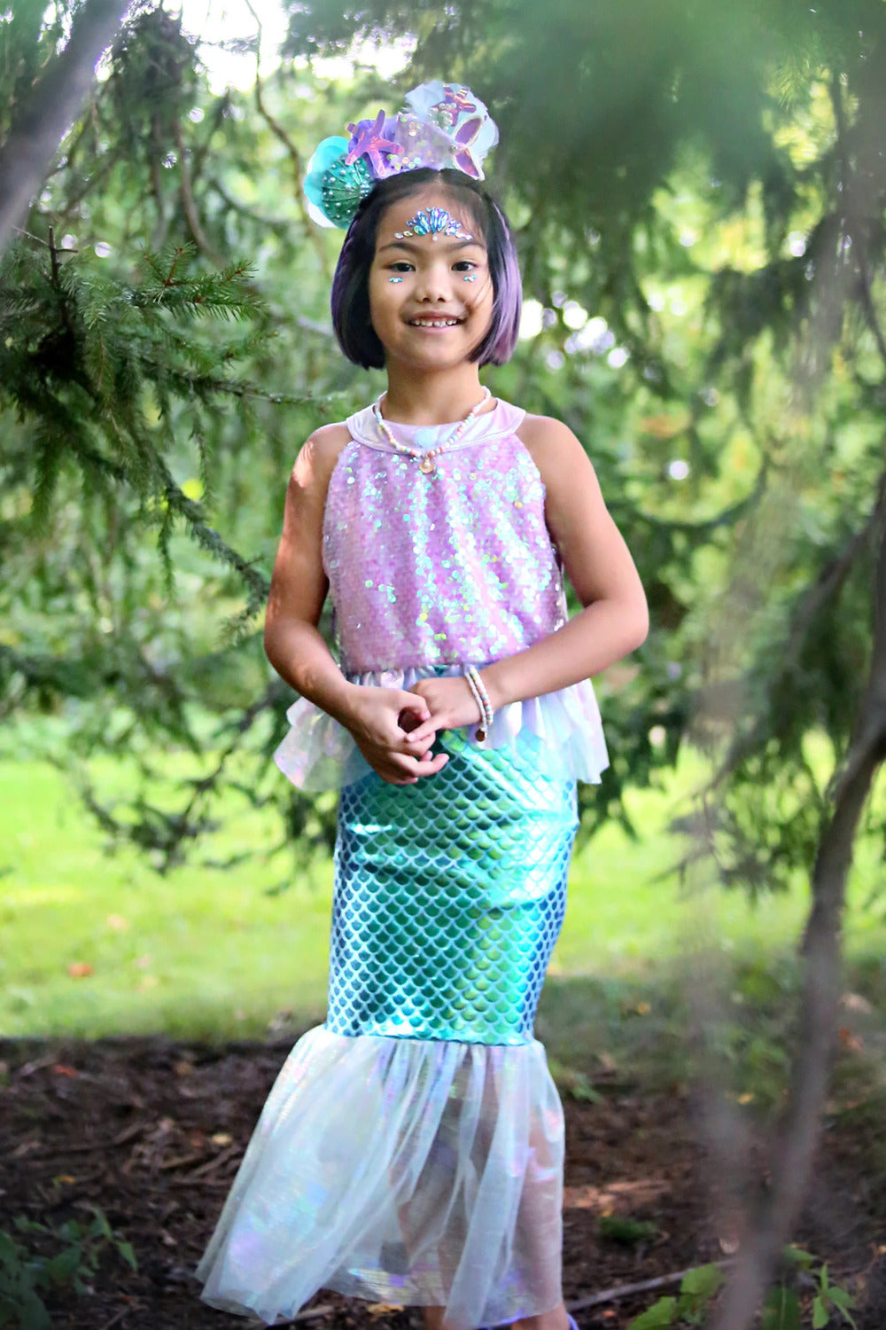 mermaid dress for 5 years girl Buy PALAY Down Mermaid Dress for Kids - Little Mermaid Costume With Bag, Princess Dress for Girls 4-5 Years, Birthday Gift for 100-110Cm, Pink Online at Low Prices in India