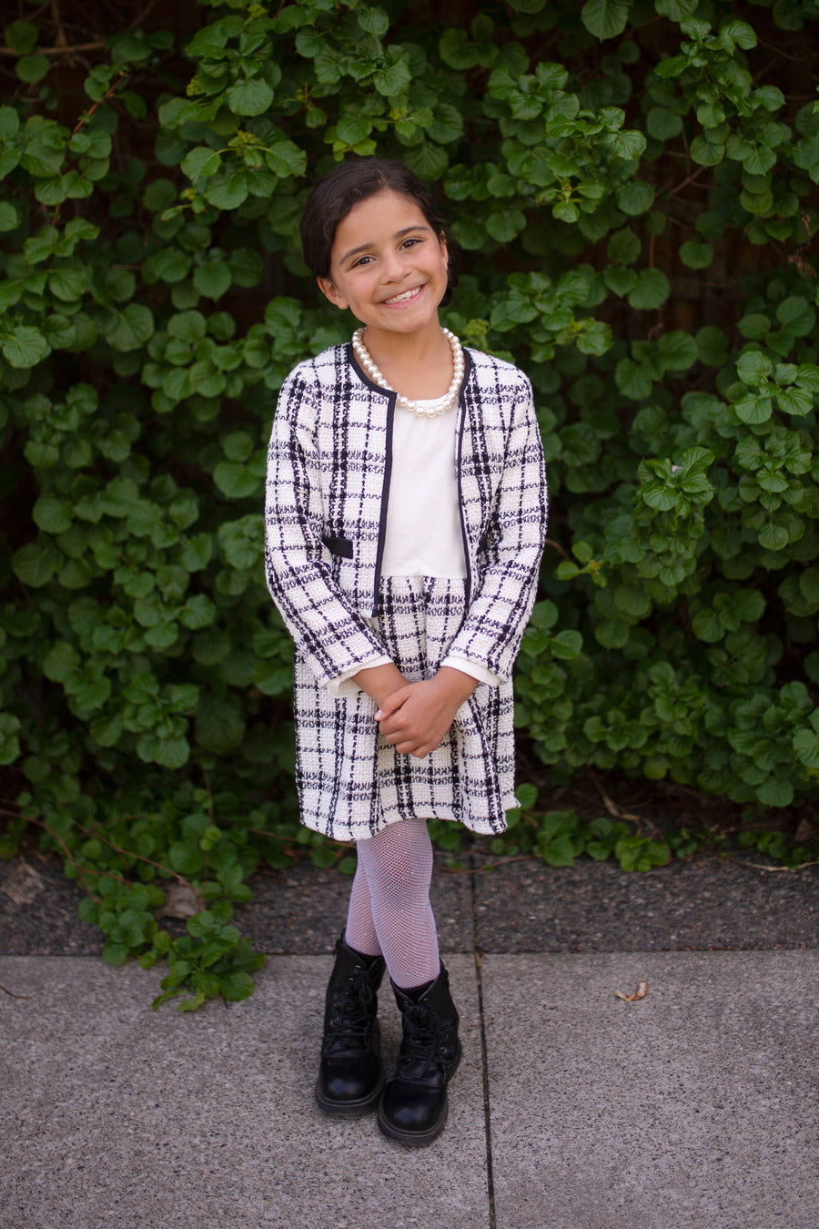 Coco the Fashionista Dress, Jacket & Pearls (Size 5-6)