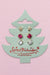 Holiday Tree Clip on Earrings (3 sets)