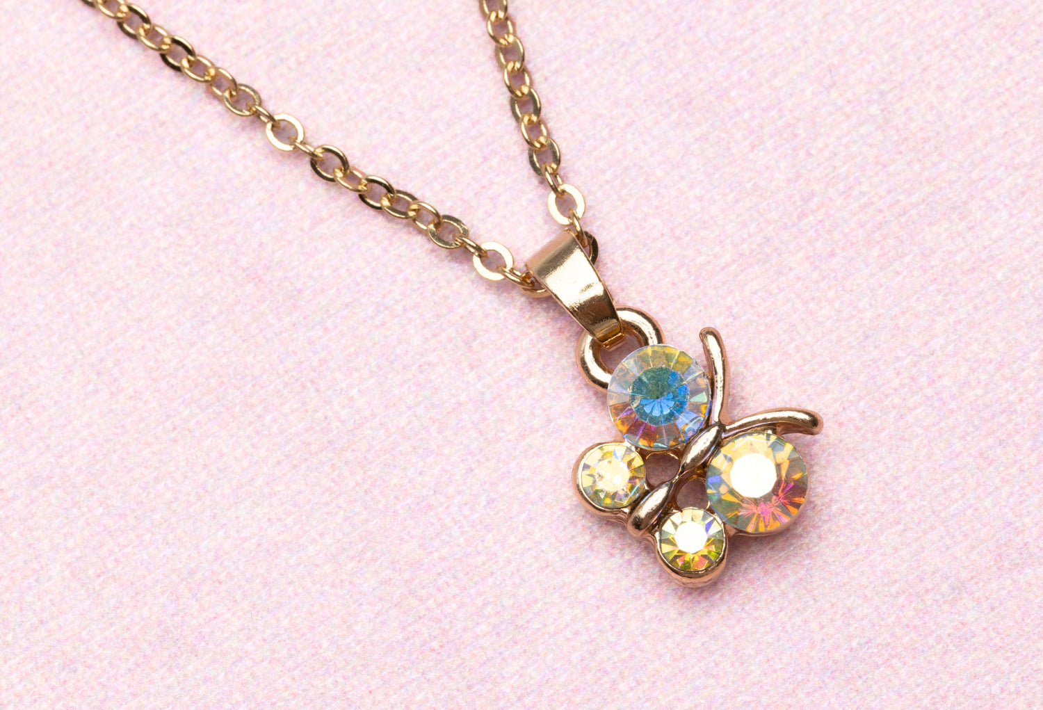Boutique Butterfly Jewel Necklace (assorted)