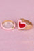 Boutique Chic Tickled Pink Rings (Small)