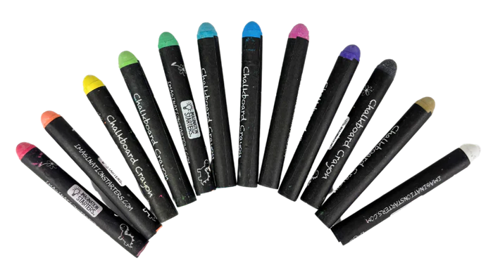 Chalkboard Crayons Set of 12