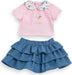 12" T-Shirt & Ruffled Skirt - Weekend in Paris