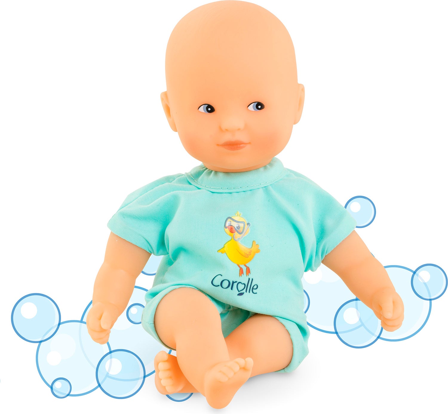 Corolle Mini Bath Blue - 8"