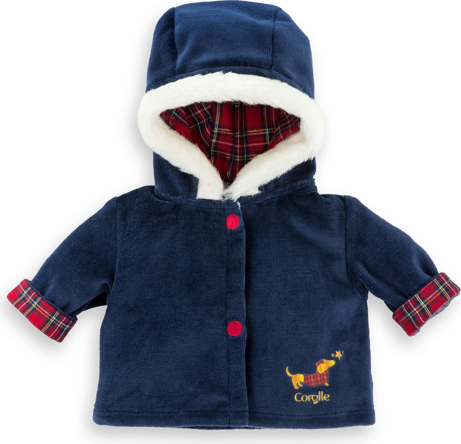 14" Coat - Corolle Holidays - Doll Clothes