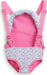 14" Bright Pink Floral Baby Doll Sling