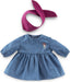 14" Jeans Dress & Scarf - Little Explorer