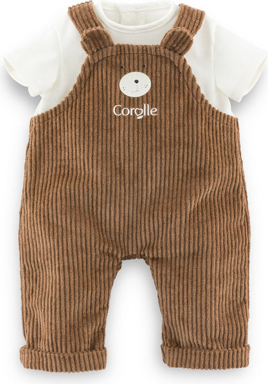 14" Bear Overalls & T-Shirt - Little Explorer