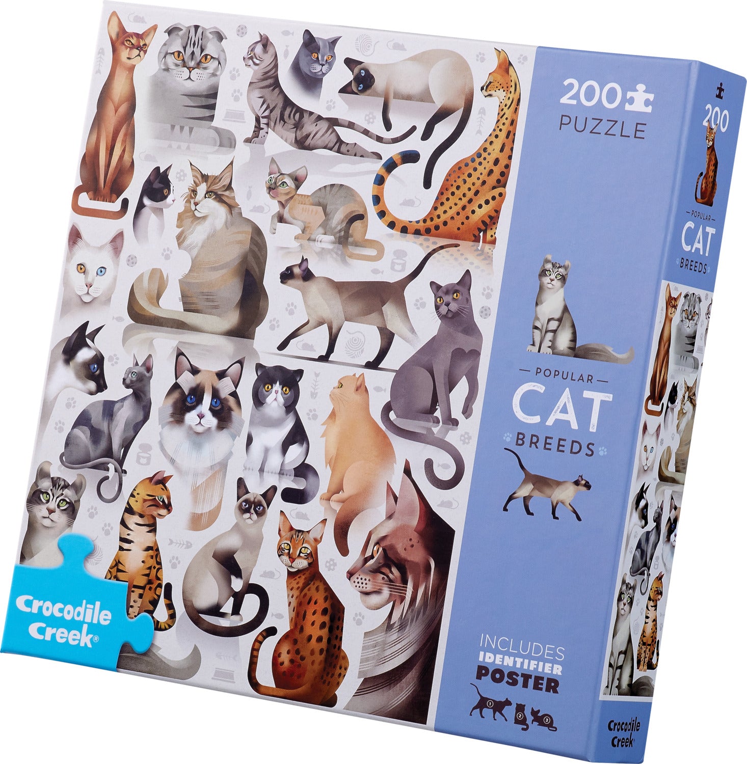 200-Piece Puzzle - Cat Breeds