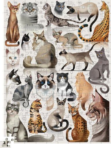 200-Piece Puzzle - Cat Breeds