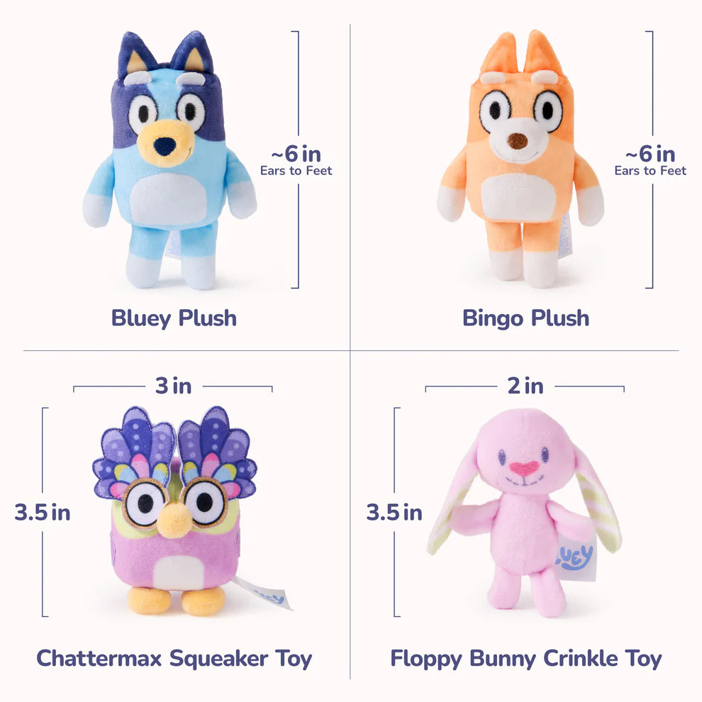 Bluey 5-Piece Playset, 7"