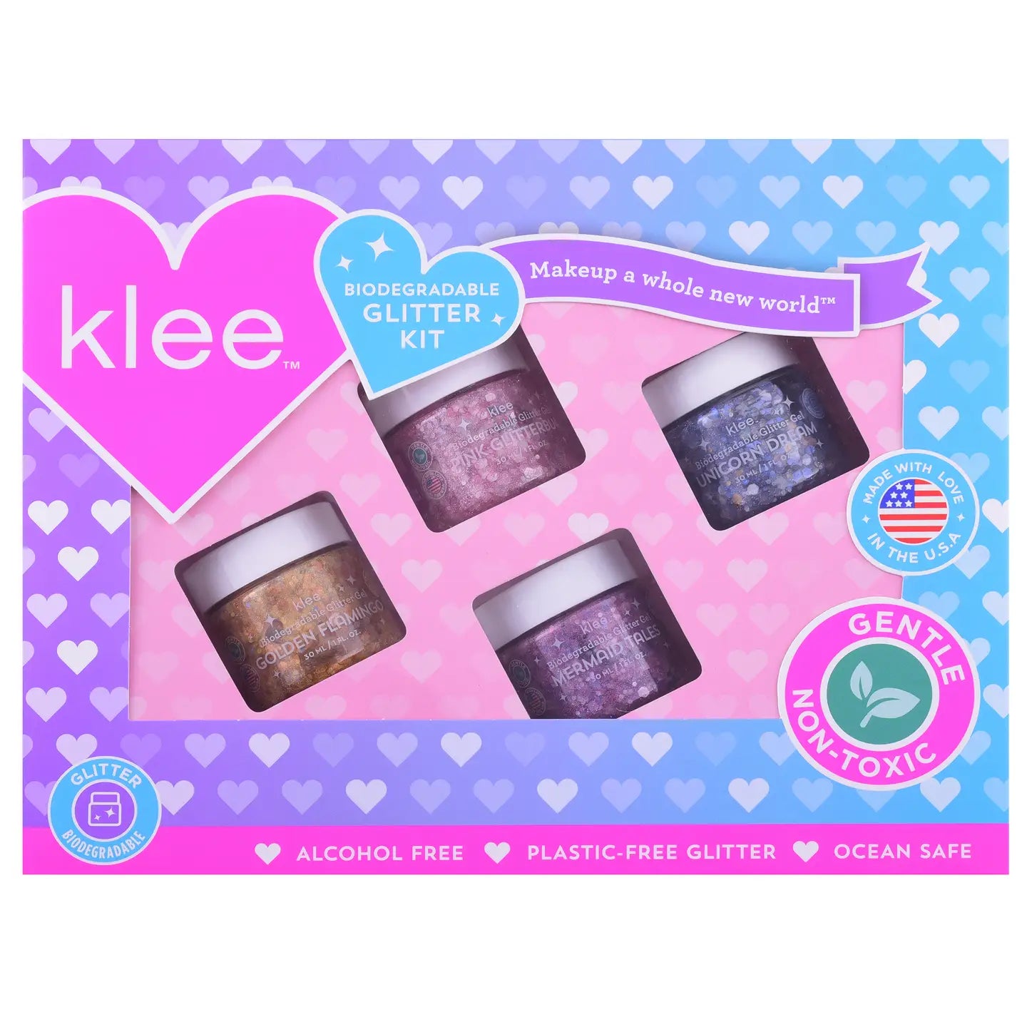 Mermaid Party Glitter Gel 4 Piece Kit