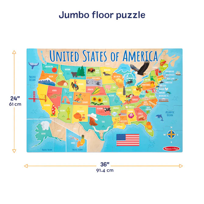 Map 51pc Floor Puzzle