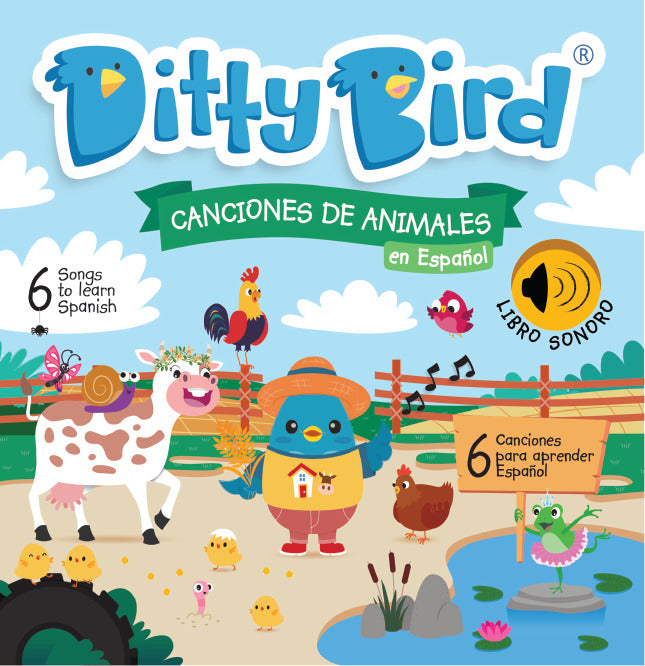 DITTY BIRD Sound Book: Canciones de Animales